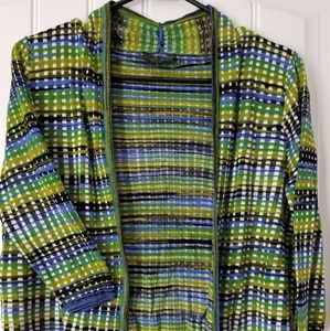 3/4 sleeve Multicolored cardigan